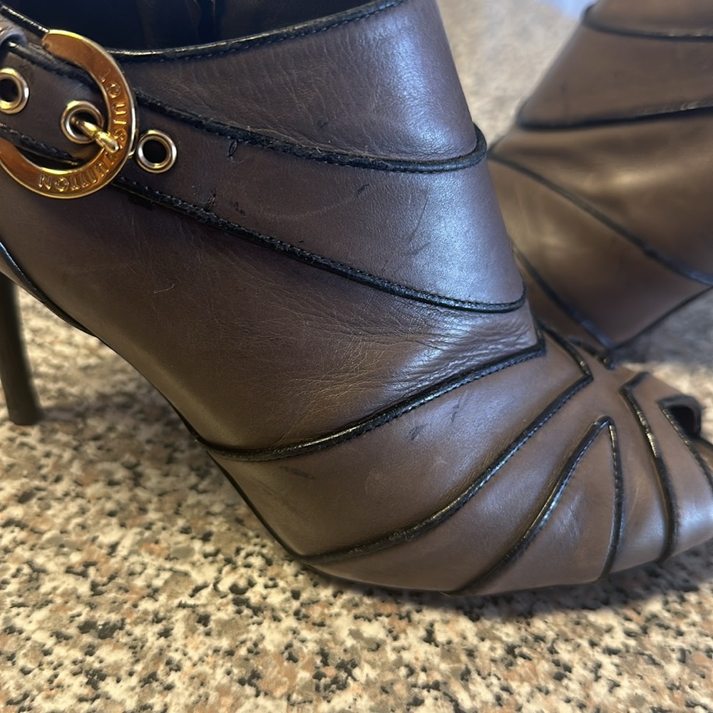 Louis Vuitton Peep Toe Booties EU 37 - Picture 12 of 16